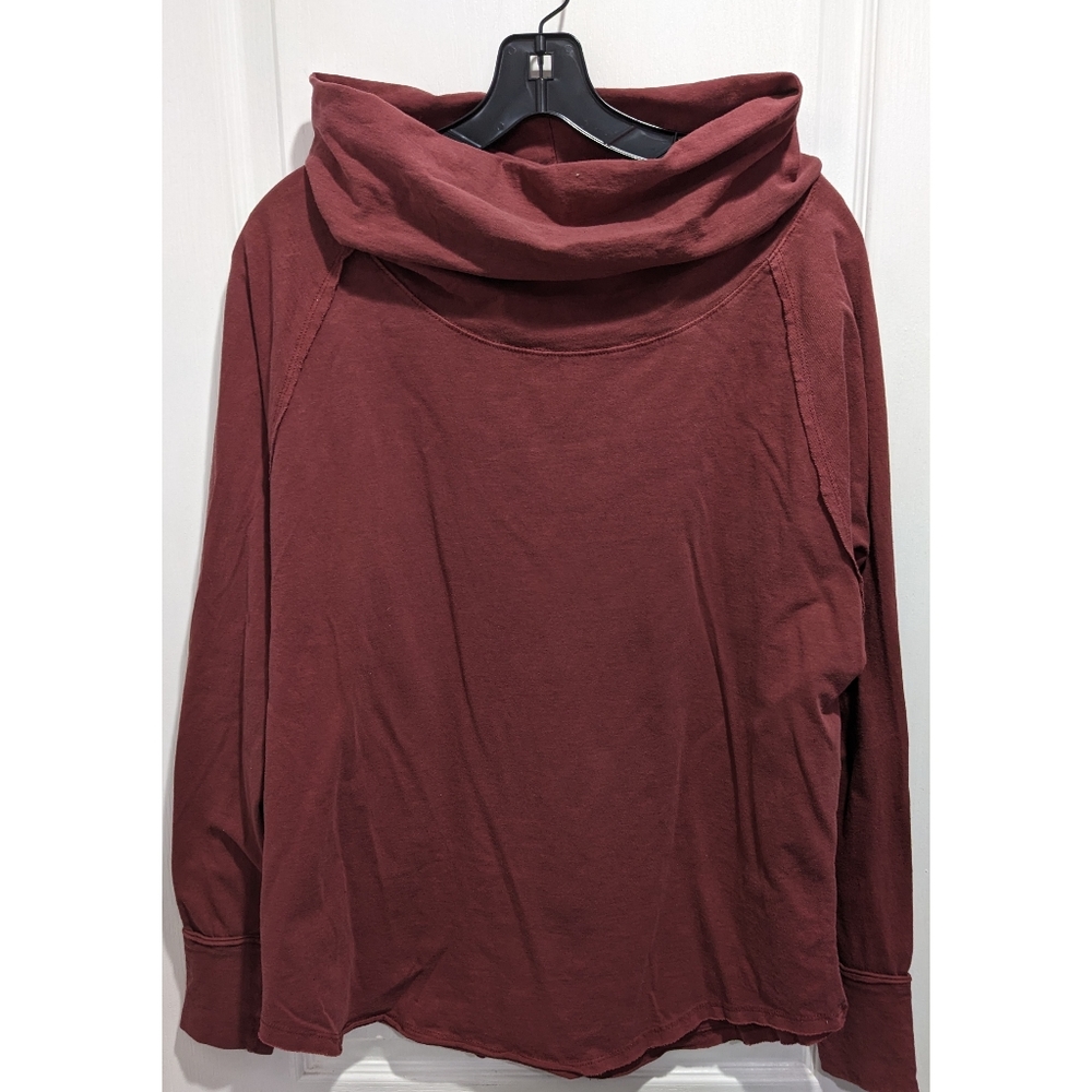 Free People (We The Free) | Don't You Want Me Tee in Wine - Picture 5 of 13